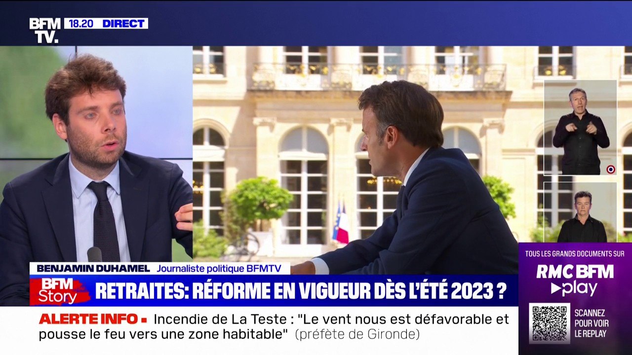 Réforme des retraites dès 2023: "Emmanuel Macron ouvre des perspectives de discussions sur les modalités" assure Stanislas Guerini, ministre de la Transformation et de la Fonction publiques