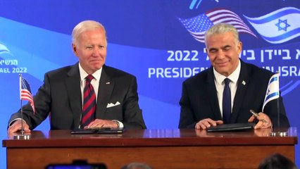 EEUU promete en pacto con Israel usar su poderío para impedir que Irán tenga un arma nuclear