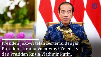 Jokowi Akan Teruskan Misi Damai Ukraina dan Rusia di KTT G20.