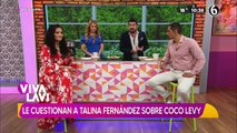 Talina Fernández explota contra la prensa; no hablará sobre Coco Levy