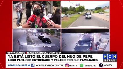 Listo para ser retirado el cuerpo del hijo del expresidente Lobo Sosa