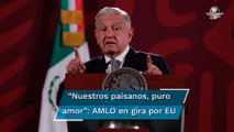 AMLO destaca apoyo de migrantes mexicanos en su visita a EU