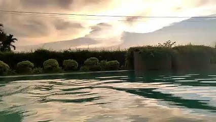 Weather and swimming  pool..view..This is awesome view