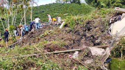 Emergencia por deslizamiento que sepultó una escuela en Andes, Antioquia