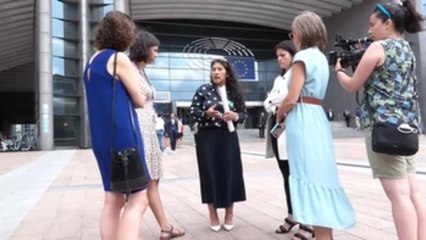 Familiares Villa de Pitanxo buscan en Bruselas apoyo para investigar naufragio