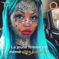 Un mannequin se fait tatouer le corps entier jusqu’à ses globes oculaires-Photos
