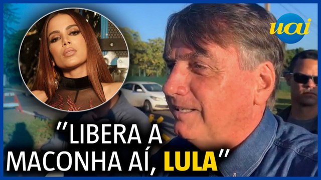 Bolsonaro ataca Anitta por pedir legalização da maconha