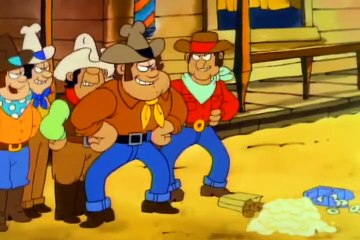 Garfield Episodio 8 de la temporada 2 El Pueblo de Cactus Jake