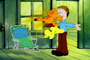 Garfield Episodio 12 de la temporada 2 El Caseron Misterioso