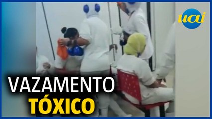 Vazamento de Amônia atinge funcionários em Minas