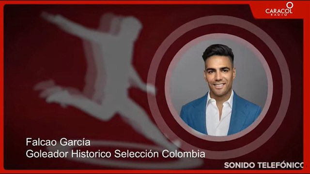 Falcao García habla en exclusiva en Caracol Radio