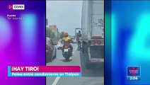 Conductores se agarran a golpes en Calzada de Tlalpan