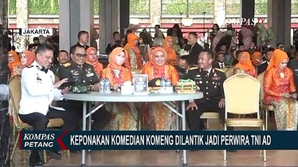 Keponakan Komeng, Letda Zeni Barry Radya Dilantik Jadi Perwira TNI AD
