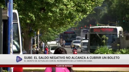 El saldo negativo de la SUBE no alcanza