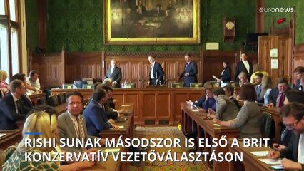 Rishi Sunak kapta ismét a legtöbb szavazatot a brit Konzervatív Párt vezetőválasztásán