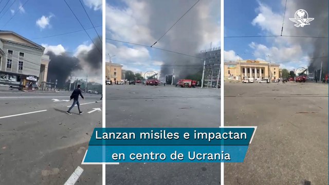 Misiles impactan centro de Ucrania y dejan al menos 20 muertos; “acto de terrorismo”: Zelensky