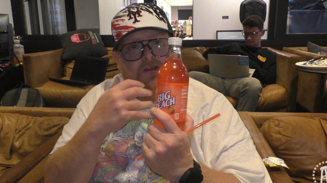Tank's Taste Test Big Peach Soda