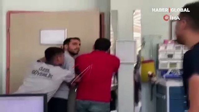 Batman Beşiri Devlet Hastanesi'nde hasta yakınları ile sağlık çalışanları arasında arbede çıktı!