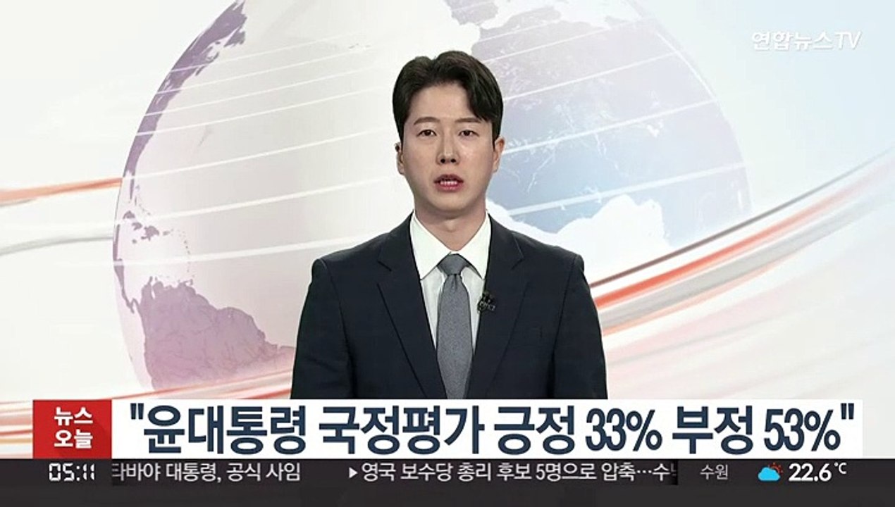 윤대통령 국정평가 긍정 33% 부정 53% [NBS]