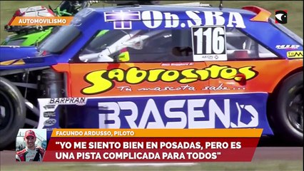"Yo me siento bien en posadas, pero es una pista complicada para todos"