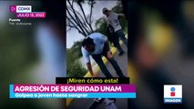 VIDEO: Seguridad UNAM agrede a jóvenes en CU