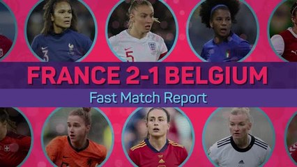 France 2-1 Belgium – Fast Match Report