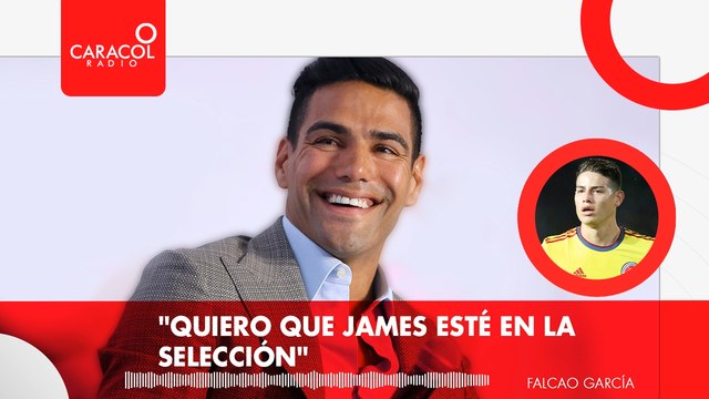 Falcao: “James le ha dado mucho al fútbol colombiano”