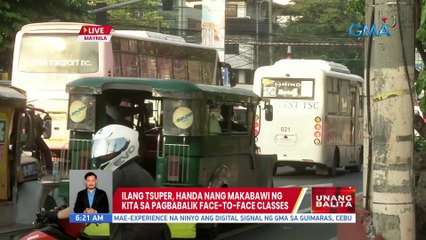 Ilang tsuper, handa nang makabawi ng kita sa pagbabalik ng face-to-face classes | UB