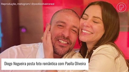 Download Video: Diogo Nogueira posta foto romântica com Paolla Oliveira e revela curiosidade sobre o casal. Confira!