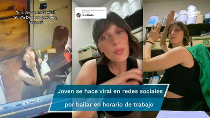 Joven asegura que es explotada en el trabajo; cámara de seguridad la graba bailando