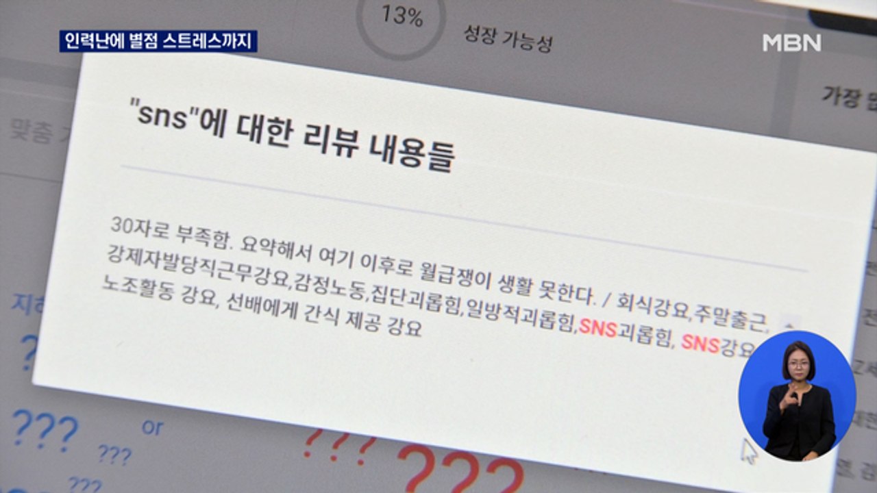 "안 그래도 사람 못 구하는데"…채용 사이트 별점 테러에 우는 중소기업