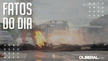Protesto fecha Augusto Montenegro para cobrar justiça pela morte de mototaxistas