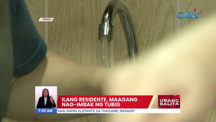 Mga barangay sa Pasay, apektado ng water interruption ng Maynilad | UB
