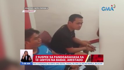 2 suspek sa panggagahasa sa 13-anyos na babae, arestado | UB