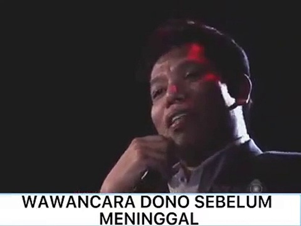 Wawancara Alm Dono Sebelum Meninggal