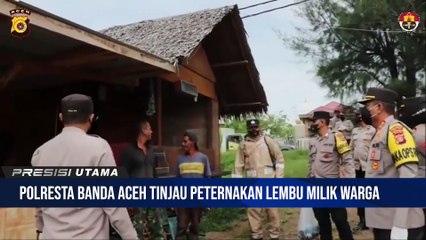 Antisipasi PMK, Wakapolresta Banda Aceh Tinjau Lokasi Peternakan Lembu Milik Warga