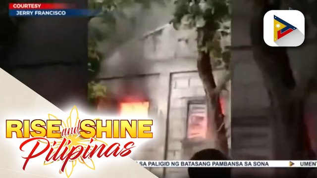 Nasusunog na bahay sa Mariveles, Bataan, nakuhanan ng video ng isang residente