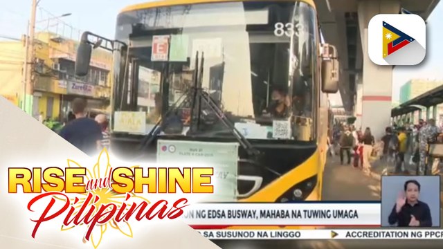 Pila sa Monumento Station ng Edsa Busway, mahaba na tuwing umaga