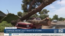 Severe storms leave damage in East Valley