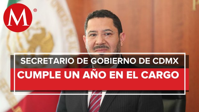 ¡Sin vacaciones! Martí Batres cumple un año como secretario de Gobierno de la CdMx