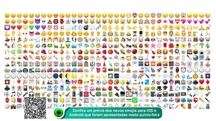 Novos emojis incluem high five e carinha chacoalhando