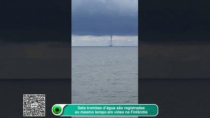 Sete trombas d’água são registradas ao mesmo tempo na Finlândia