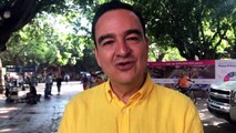 Inicia la rodada de la semana Nacional de la bicicleta, el presidente de Zamora Carlos Soto.