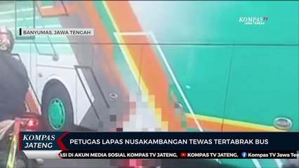 Petugas Lapas Nusakambangan Tewas Tertabrak Bus