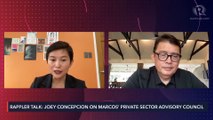 Marcos' private sector advisory group not a portent of favoritism – Joey Concepcion