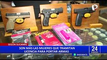 Sucamec: en el Perú 1 427 mujeres se encuentran autorizadas para uso de armas de fuego