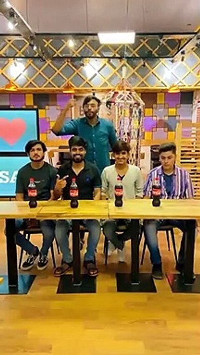 Coka Cola Challenge ~ Who Drinks First would be a Winner  ~ Dushyant Kukreja #shorts