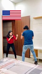 America  vs China  vs India  ~ Fighting Styles ~ Who is best  Dushyant Kukreja #shorts