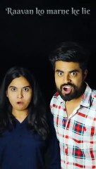 Happy Dussehra  ~ Whatsapp Status ~ Raavan Dahan ~ @Priyal Kukreja  ~ Dushyant Kukreja #shorts