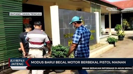 Modus Baru! Begal Motor Berbekal Pistol Mainan